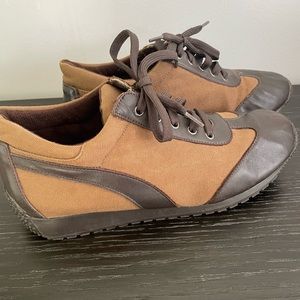 Mens Vintage D&G shoes, Y2K, Brown and tan, size 44